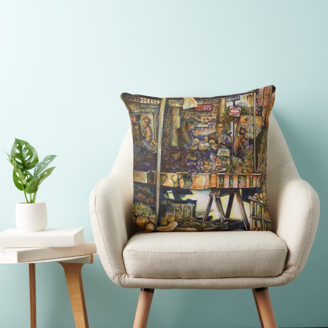 Makes Creativity Glimmer All the Brighter Throw Pillow (Chair)