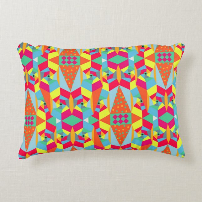 Makes Me Happy Decorative Pillow (Front)