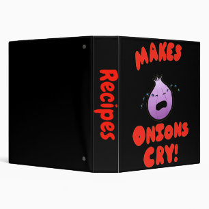 Makes Onions Cry! Binder