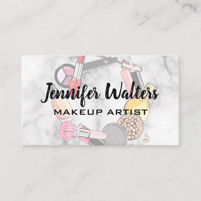 Makeup Accessories | Punch Card Loyalty (Front)
