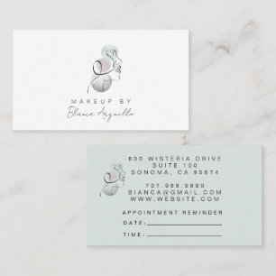 Makeup Artist Appointment Reminder & Business Card