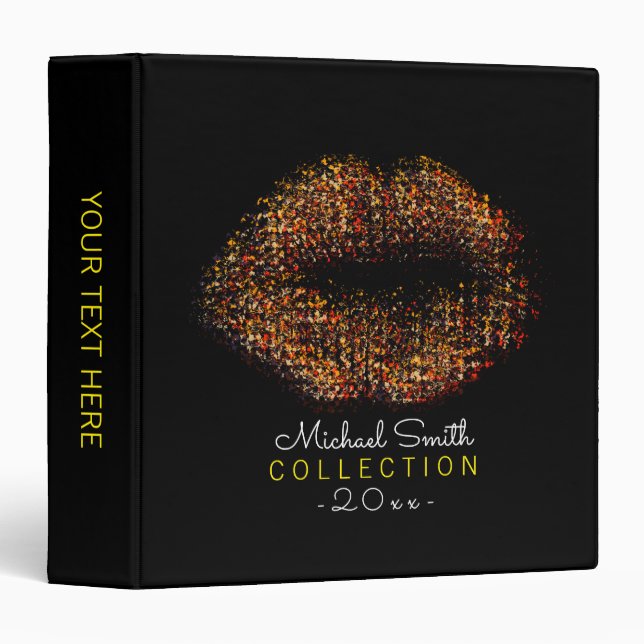 Makeup Artist Art Lips #58 Binder (Front/Spine)