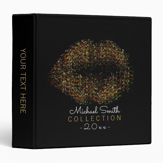 Makeup Artist Art Lips #5 Binder (Front/Spine)