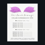 Makeup Artist Beauty Salon Black White Flyer Pink<br><div class="desc">florenceK luxury beauty salon colletion</div>