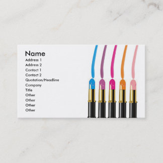 Makeup Artist, Beauty Salon, etc., Business Card