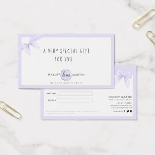 Makeup Artist Beauty Salon Gift Certificates
