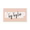 Makeup artist bold signature script blush pink