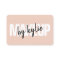 Makeup artist bold signature script blush pink