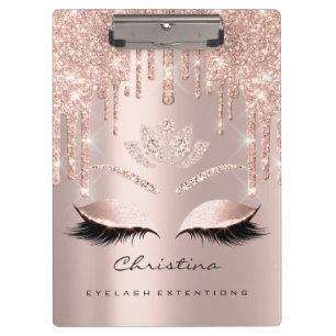 Makeup Artist Browns Lashes Spark Diamond Lotus Clipboard