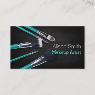 Makeup Artist brushes / Cosmetic Brushes Business Card
