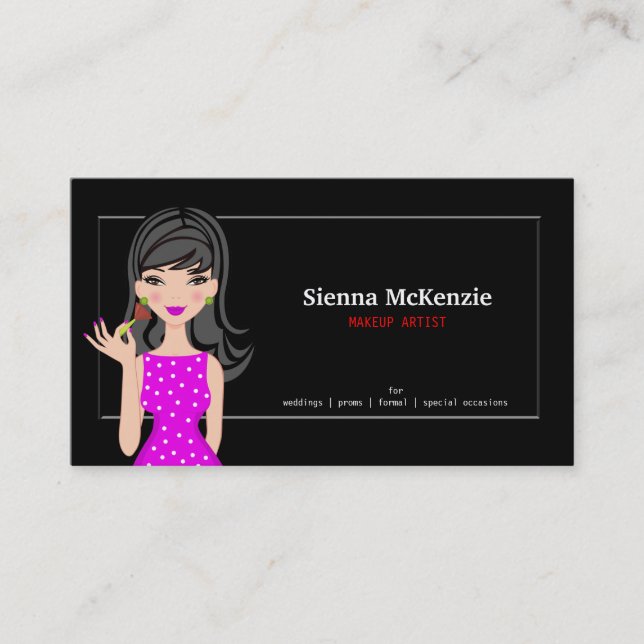 Makeup Artist Business Card (Front)