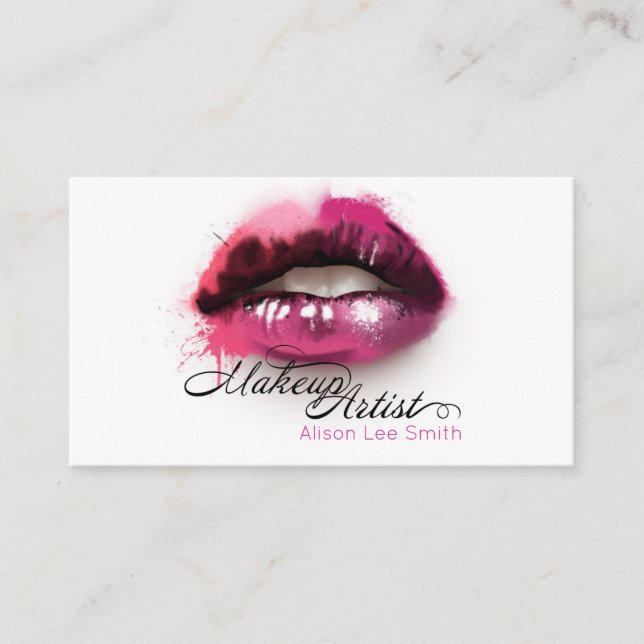 Makeup Artist Business Card (Front)