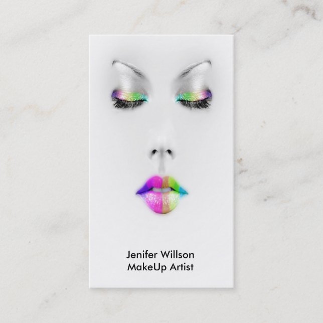 Makeup Artist Business Card (Front)