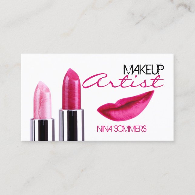 Makeup Artist Business Card (Front)