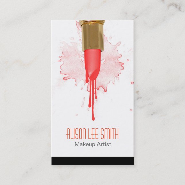 Makeup Artist Business Card (Front)