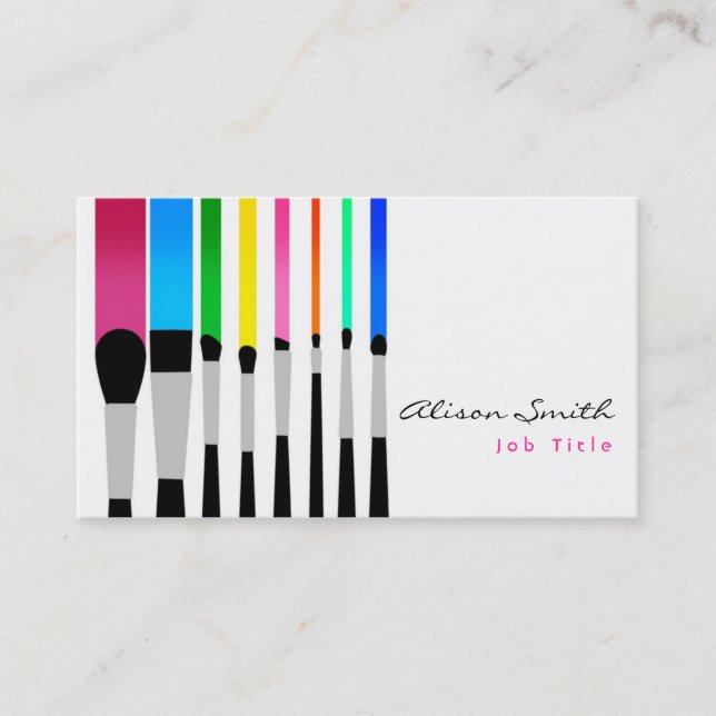 Makeup artist Business card (Front)