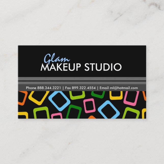 Makeup Artist Business Card (Front)