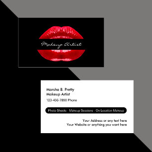 Makeup Artist Business Card