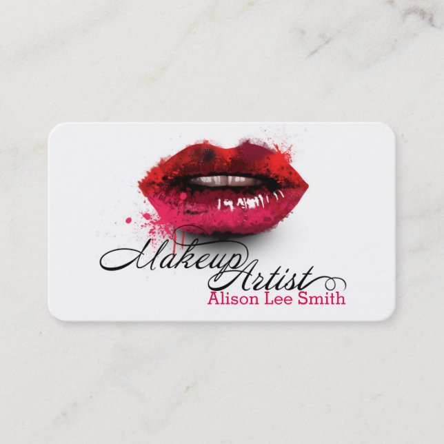 Makeup Artist Business Card (Front)