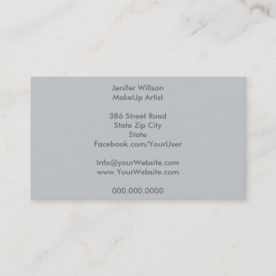 Makeup Artist Business Card