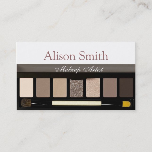 Makeup Artist business card (Front)