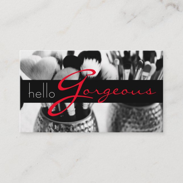 MakeUp Artist Business Card (Front)
