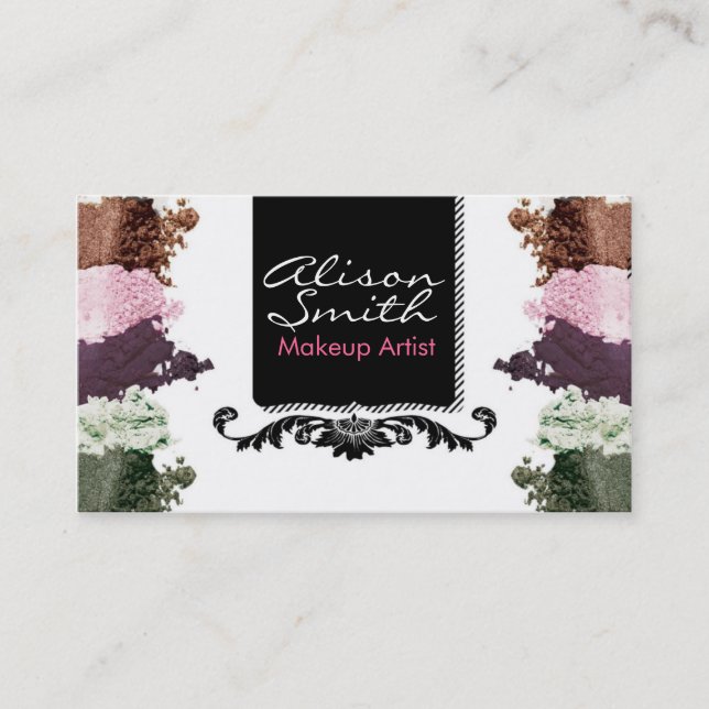 Makeup artist business card (Front)
