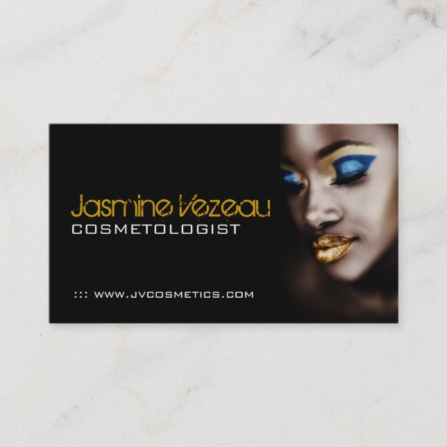 Makeup Artist Business Cards (Front)