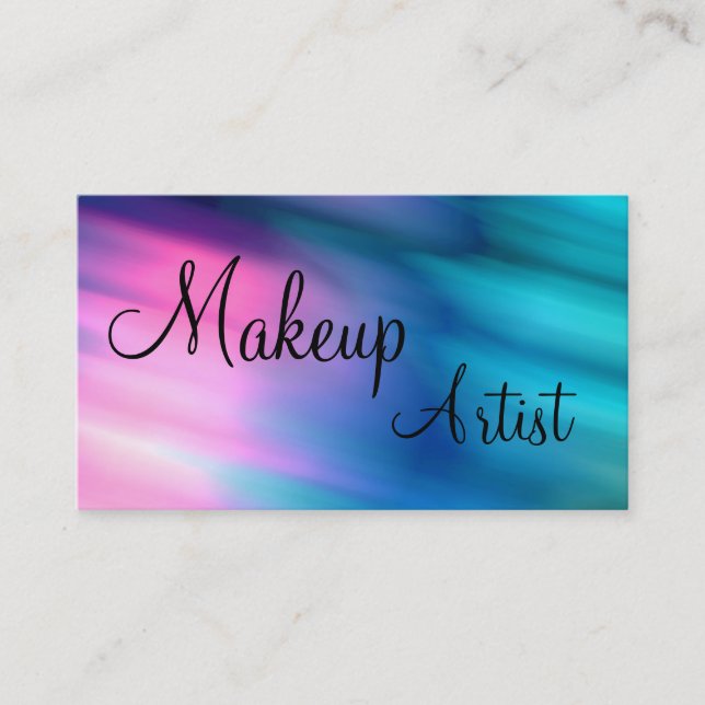 Makeup Artist Business Cards (Front)