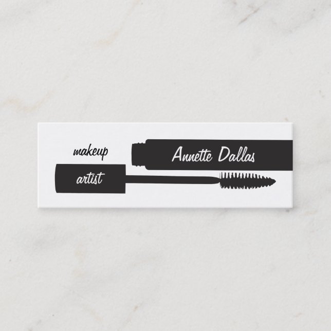 Makeup artist business cards (Front)