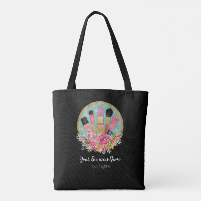 Makeup Artist Cosmetologist Beautician Stylist Tote Bag (Back)