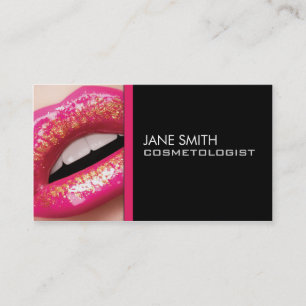 Makeup Artist Cosmetologist Cosmetology Groupon Business Card