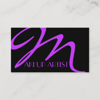 Makeup Artist Cosmetologist Nails Beauty Salon Business Card