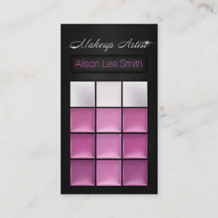 Makeup Artist/Cream Eyeshadow Palette Business Card