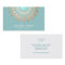 Makeup Artist Elegant Gold Ornate Motif Turquoise