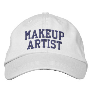 Makeup Artist Embroidered Text Embroidered Hat