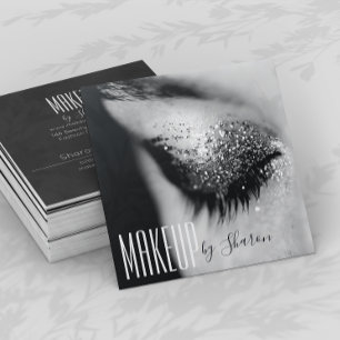 Makeup Artist Eye Black/White Business Card