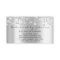 Makeup Artist Eyelash Diamond Drips Silver Glitter