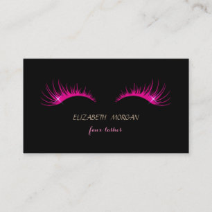 Makeup artist, Faux Lashes Business Card