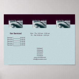 MakeUp Artist - Flyer, Poster