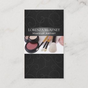 Makeup Artist II Professional Cosmetologist Business Card