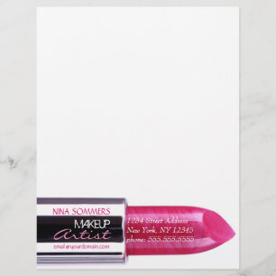 Makeup Artist Letterhead