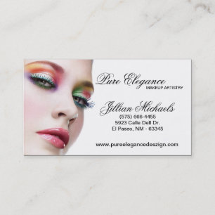 Makeup Artist Make Up Woman Business Card