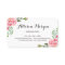 Makeup Artist Modern Script Girly Floral Wrapping