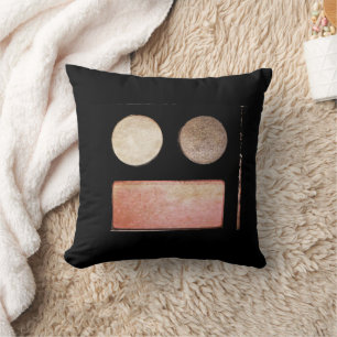Makeup Artist Palette-Face by Shirley Taylor Throw Pillow