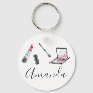 Makeup Artist Personalized Custom Art Keychain