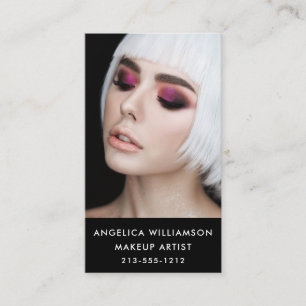 Makeup Artist Photo Business Card