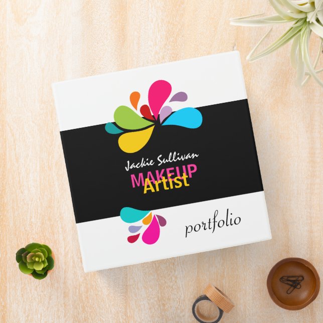 Makeup Artist Portfolio 2 Inch Binder (In Situ)