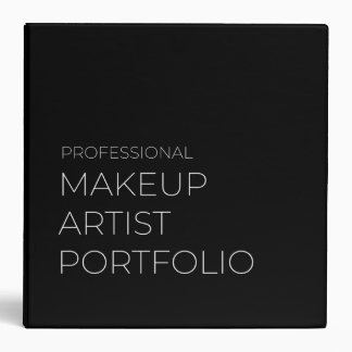 Makeup Artist Portfolio Binder