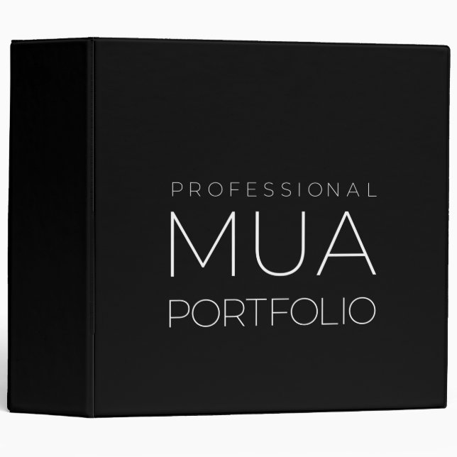 Makeup Artist Portfolio  Binder (Front/Spine)